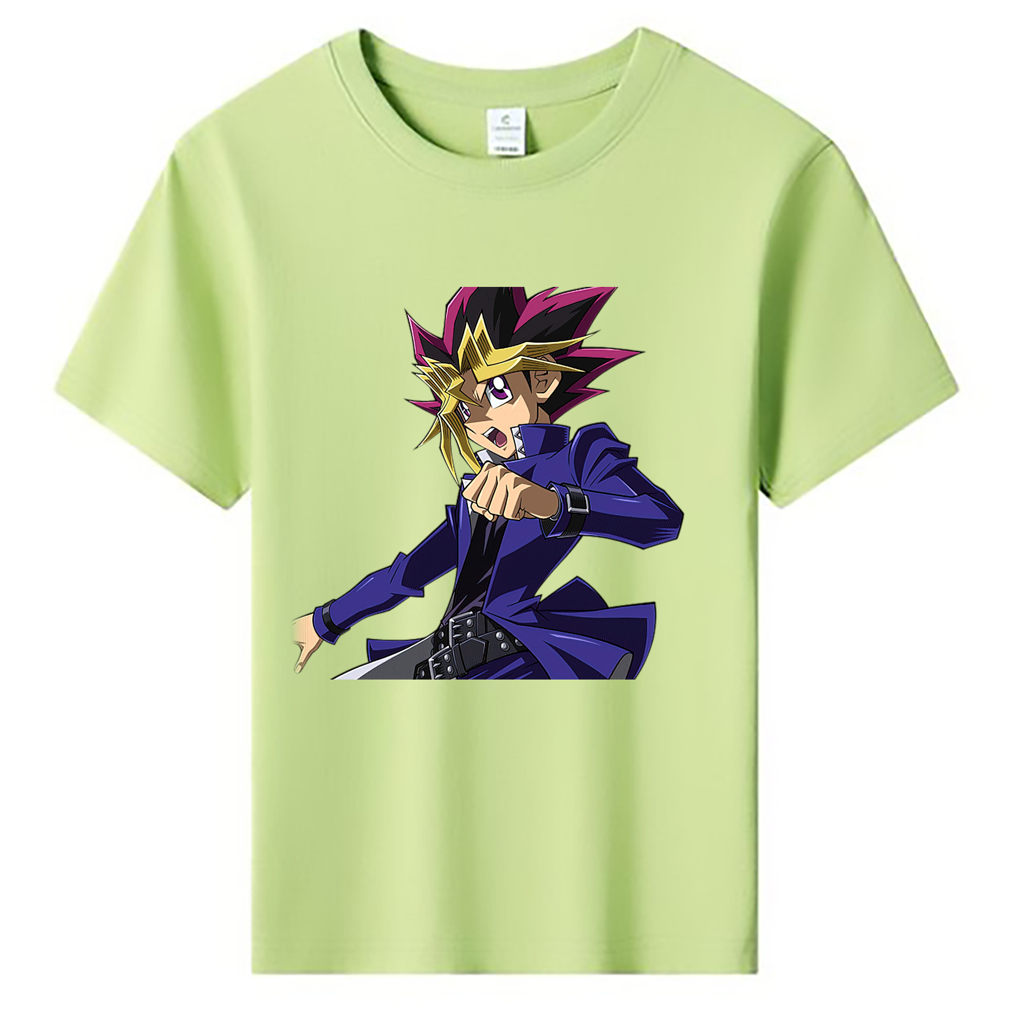 （画像用） 遊☆戯☆王 Yu-Gi-Oh! 綿100％キッズTシャツ（フロントプリント）